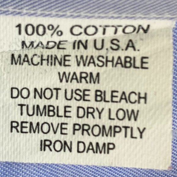 BARNEYS NEW YORK BLUE COTTON DRESS SHIRT 17.5 x 34 - Picture 5 of 7